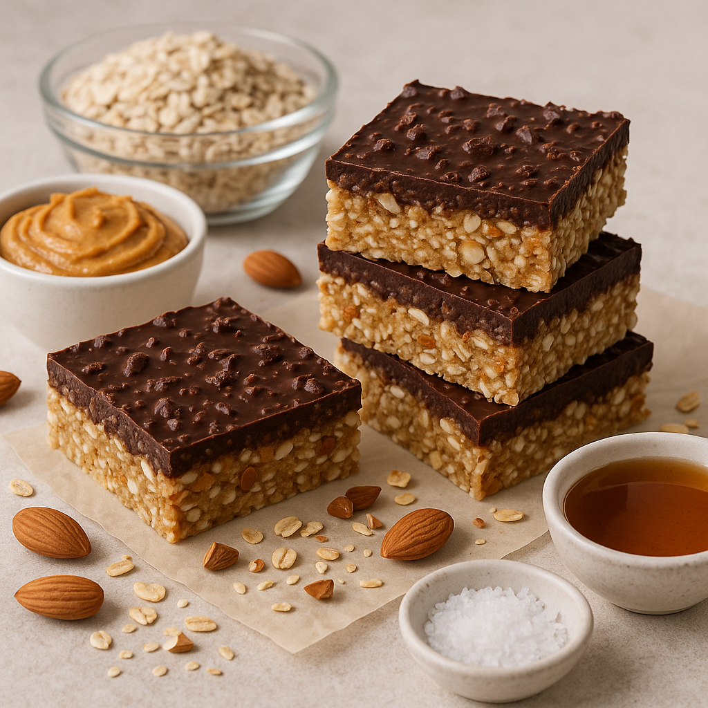 Crunchy Peanut Butter Oat Bars