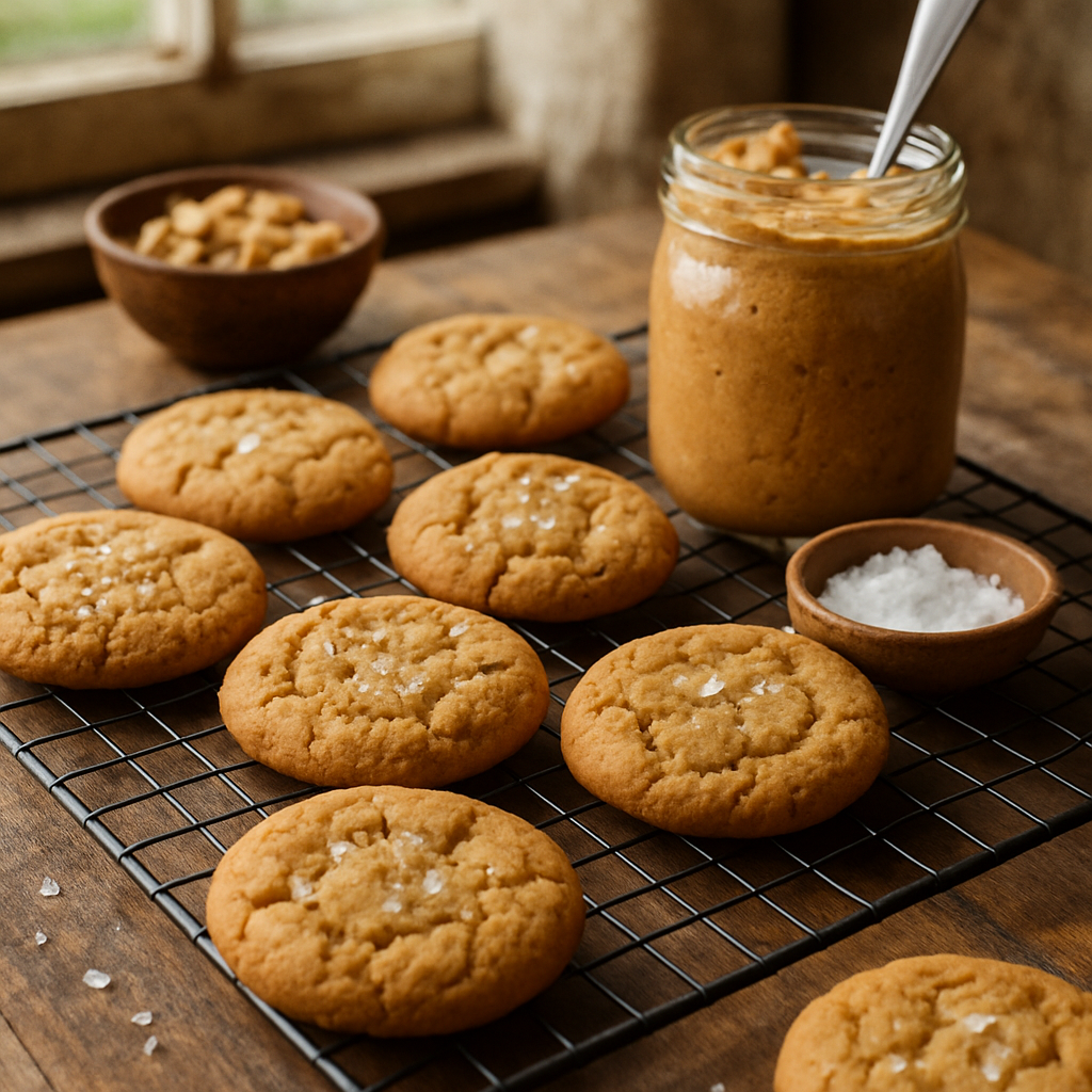 Peanut Butter & Sea Salt Cookies