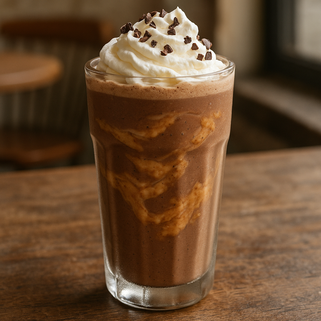 Cocoa Nib Peanut Butter Milkshake